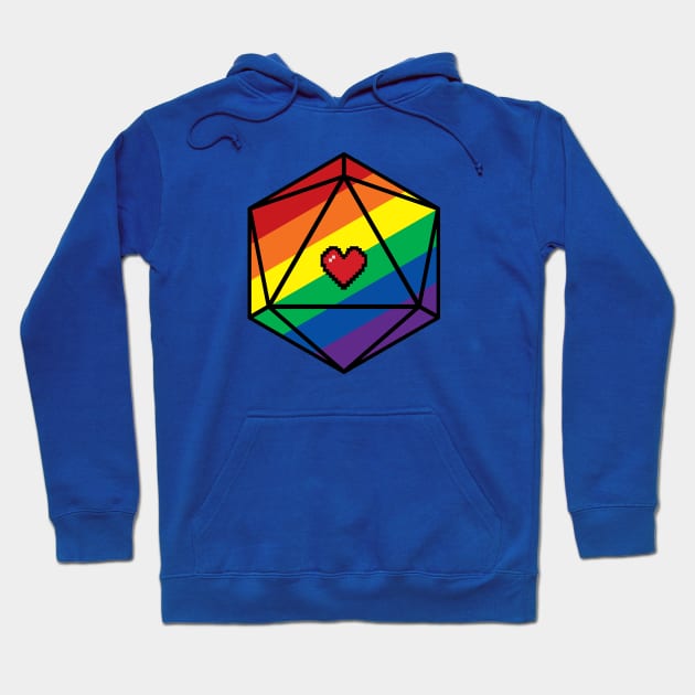 rainbow dice Hoodie by necroembers art